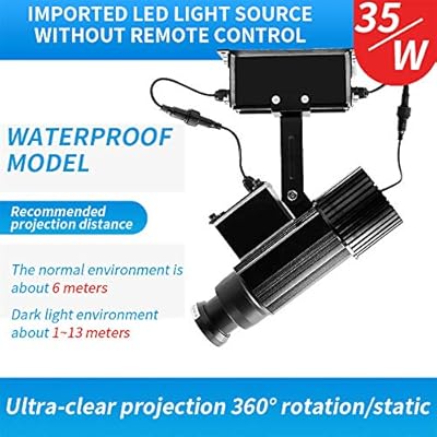 PUKEFNU Proyector LED 35W Luces De Proyector De Navidad 5W Horas ...