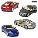Set of 4: 5 Jaguar XK Coupe 1:38 Scale (Blue/Grey/Red/Silver) by Kinsmart