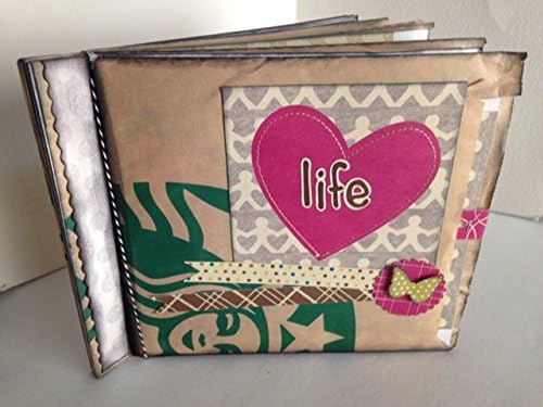 Starbucks Treat Bag Life Scrapbook Journal
