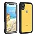iPhone XR Waterproof Case 6.1 inch, Full Body Protective with Built-in Screen Protector Clear Waterproof Case for iPhone Xr Case 6.1 Inch 2018.