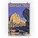 Joshua Tree National Park, California - Boulder Climber (9x12 Art Print, Wall Decor Travel Poster)