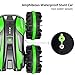 Remote Control Car Boat RC Truck Amphibious Stunt Car 4WD Off Road 2.4GHz Radio Controlled Vehicle Waterproof Double Side Race 360 Degree Rotates Green