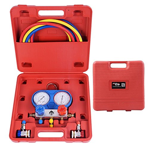 FlowerW Vacuum Pump & Manifold Gauge, 4CFM Produktbild-Vorschau 6