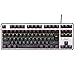 ZHISHAN W&Q Led Usb Wired Gaming Keyboard with Adjustable Colorful Backlights 87 Keys Fashion Classic Computer Keyboards Black