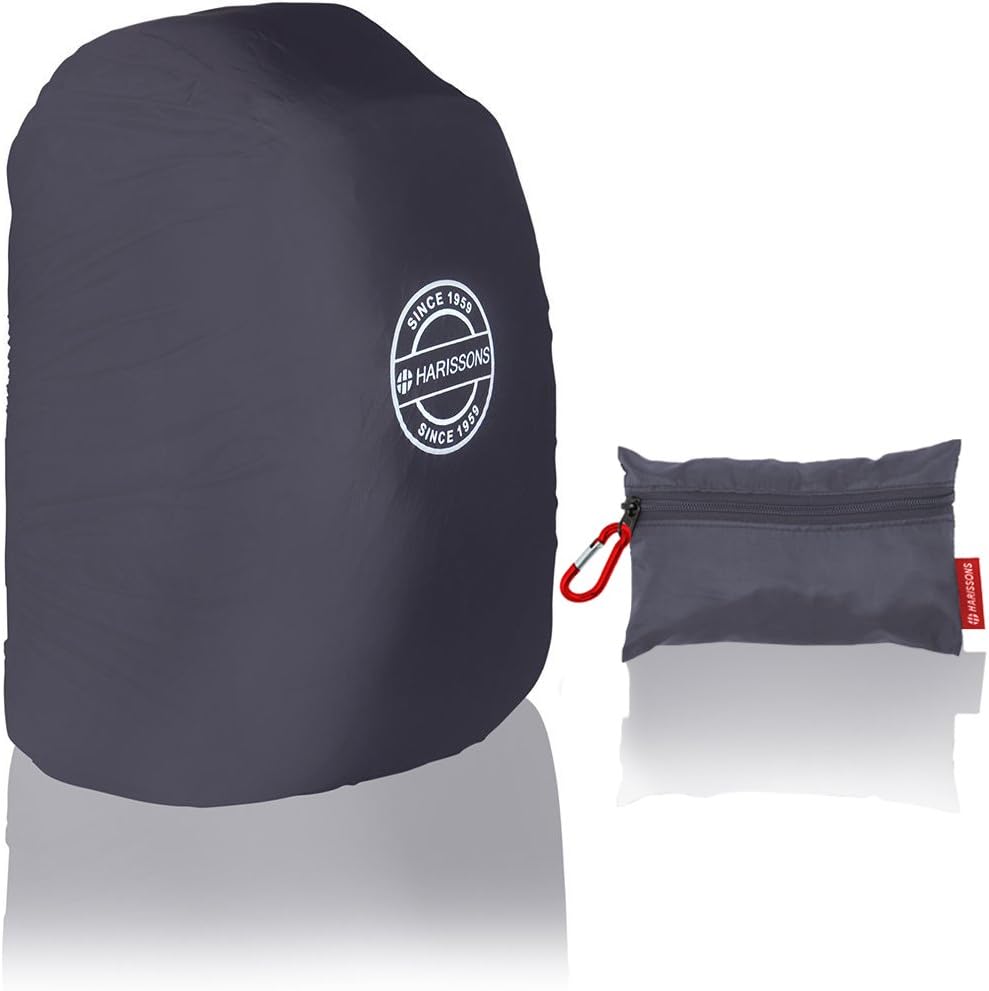 Harissons Bags Rain Cover SE Waterproof Backpack Protector (Cara Black)