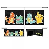 BIOWORLD Pokémon Charmander Squirtle Bulbasaur Pikachu Group Bi-Fold Wallet