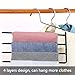 Pants Hanger Multi-Layer Jeans Trouser Hanger Closet Stainless Steel Rack Space Saver for Tie Scarf Shock Jeans Towel Clothes（3 Pack ）
