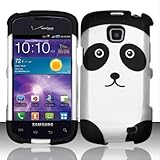 For Samsung Illusion / Galaxy Proclaim i110 (Verizon/Straight Talk) Rubberized Design Cover - Panda Bear