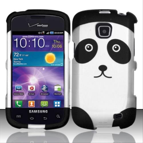 For Samsung Illusion / Galaxy Proclaim i110 (Verizon/Straight Talk) Rubberized Design Cover - Panda Bear For Samsung Illusion / Galaxy Proclaim i110 (Verizon/Straight Talk) Rubberized Design Cover - Panda Bear