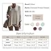 Exlura Women's Casual V Neck Loose Oversized Pullover Sweater High Low Knitted Jumper
