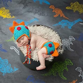 crochet baby dinosaur outfit