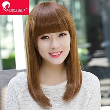 Amazon Com Women Girls Female Wig Head Liu Qi Short Straight