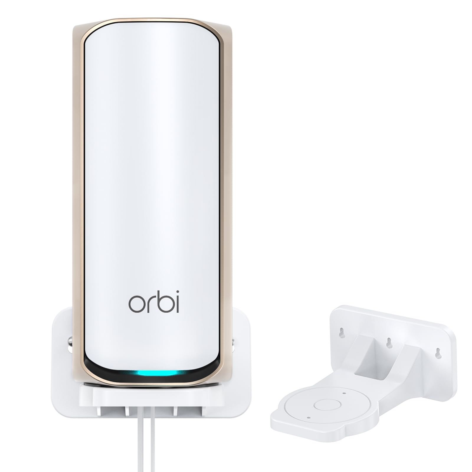 Photo 1 of XLTTYWL Orbi WiFi 7 Wall Mount Kit, Orbit 7 Mount Bracket Optimize Space Compatible with Orbi Wi-Fi 7 Mesh Systems & All Net Gear Nighthawk Wi Fi 7 Routers(RBEWMB-10000S)