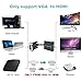 VGA to HDMI Adapter, Onten VGA Male to HDMI Female Cable Converter with 1080P HD Video and Audio Support for Connecting Old PC, Laptop with a VGA Output to New Monitor, HDTV
