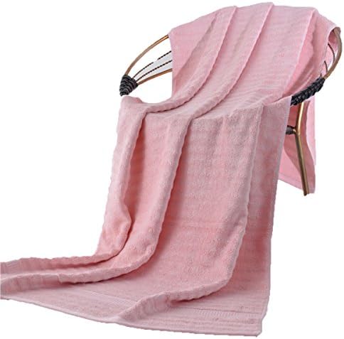 YYwangpu 90 * 180 Bamboo Fiber Increase The Thickened Towels Soft Water Not Hair Loss Adult Bath Towels,MeatPink