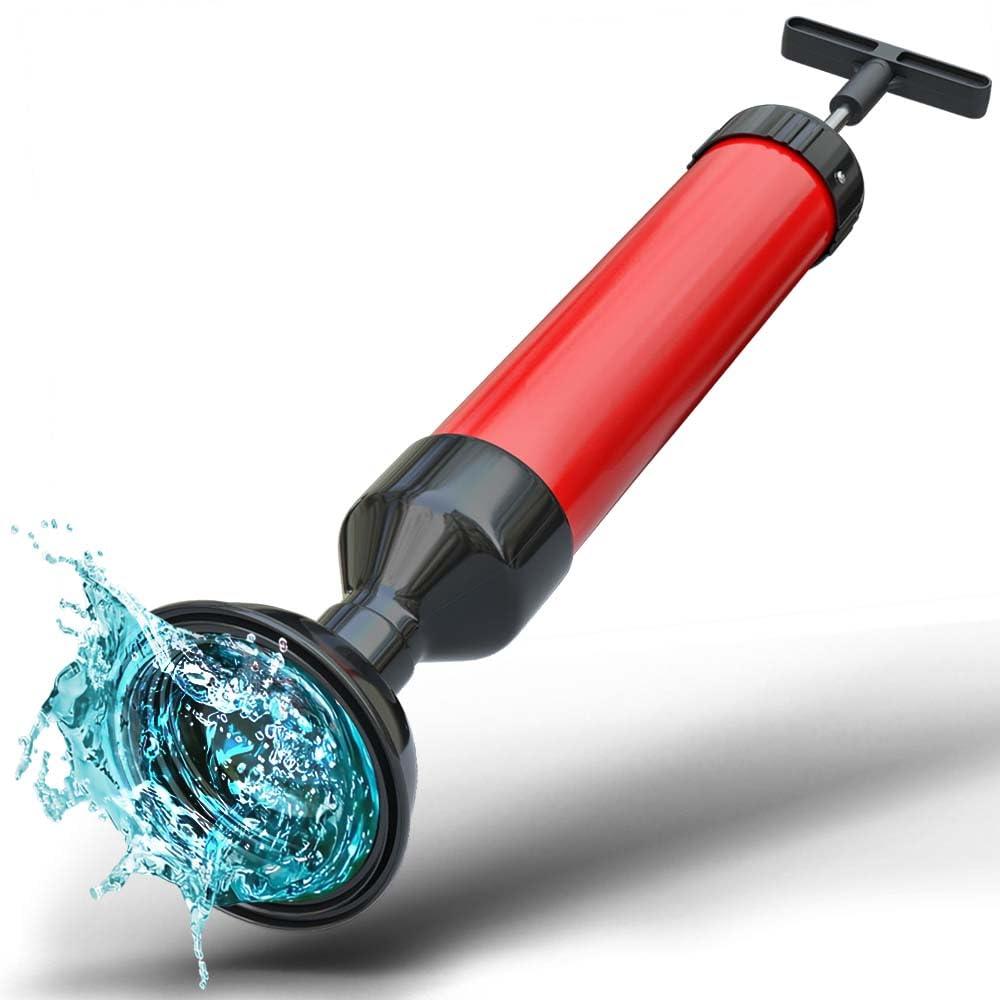 Meisterfaktur Pipe Cleaning Pump 2.0 – [0.8 L] – Drain Pump for Quick Siphon Cleaning – Ideal Drain Cleaner Pump for Kitchen and Bathroom