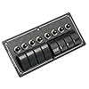 Amarine-made-8-Gang-Aluminium-LED-Rocker-Circuit-Breaker-Waterproof-Marine-Boat-Rv-Switch-Panel