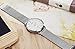 SINOBI Ultra Thin Minimalist Stainless Steel Mesh Band Mens Watch Simple Easy Reading Watch