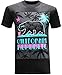 tees geek California Republic Summer Chillen' Men's T-Shirt - (Large) - Black