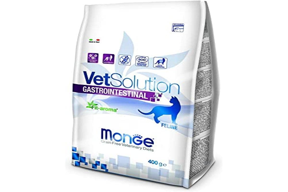 MONGE Veterinary Solution Cat Gastrointestinal GR. 400 Cat Food, Multicoloured, Unique