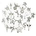 iloveDIYbeads 100g (66pcs) Craft Supplies Antique Silver Wings Angel Fairy Charms Pendants for Crafting, Jewelry Findings Making Accessory for DIY Necklace Bracelet (M151)