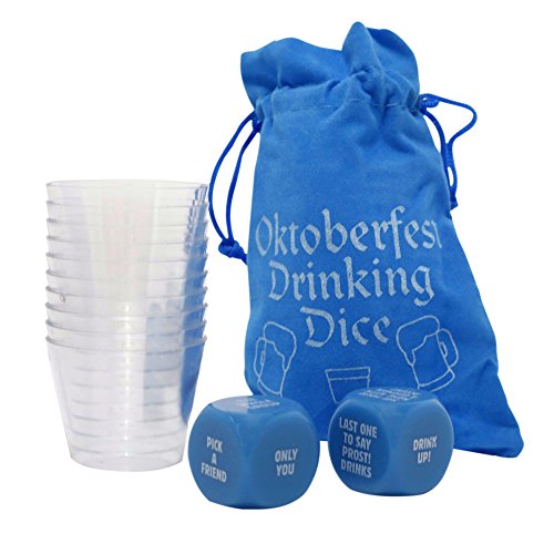 Oktoberfest Drinking Dice Game For Adults Group Party Fun for Grown