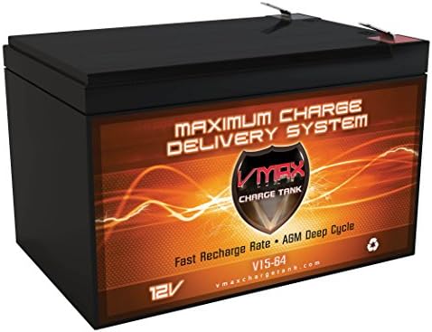 VMAXMB64 AGM Deep Cycle Battery Replacement for Bladez XTR 300W 12V 15Ah Scooter Battery