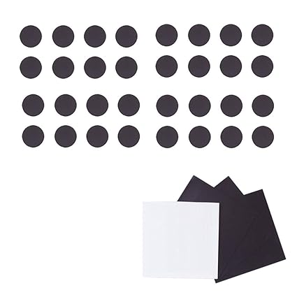 Imanes adhesivos, cuadrados magnéticos autoadhesivos, hojas ...