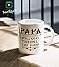 Tstars Dad Mug Gifts for Papa from Daughter Son Fathers Day Funny Coffee Mugs for Dads 11 Oz. White