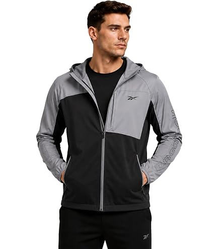 Devon & Jones Men's DRYTEC20™ Performance Quarter-Zip S BLK/ GR HT