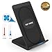 Fast Wireless Charger Compatible with S8 8 Plus S7 S6 Edge S9 Note 8 Note 5 10W, Cleefun Wireless Charging Stand Pad Portable