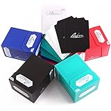 Quiver Time 80+ Deck Blocks with 2 Dividers - Set of 5 Boxes - White, Black, Blue, Red & Green