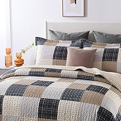 PANGUSHAN Quilts Set Queen Size,100% Cotton