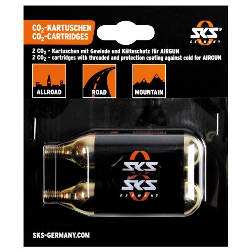 SKS CO2 Cartridges, Pack of 2 (16-Gram)