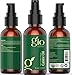 Gio Naturals Organic Cold Pressed Castor Oil, Regrowth Treatment for Hair and Skin Moisturizer, 4 Oz