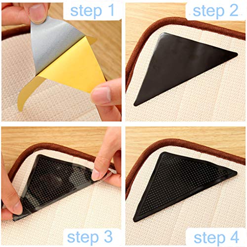 image for DAGEDA Rug Pads for Hardwood Floors & Outdoor Rugs-Anti Curling Rug Gr