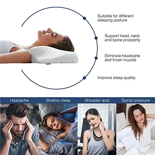 SEPOVEDA Contour Memory Foam Pillow, Cervical Pillow Orthopedic