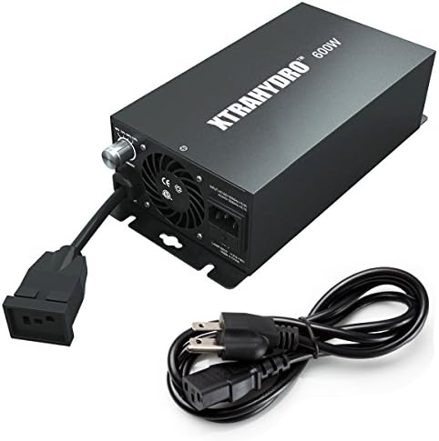 600W Digital Grow Light Ballast, Dimmable HPS MH Ballast for Hydroponics (600 Watt)