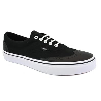 vans era wingtip black