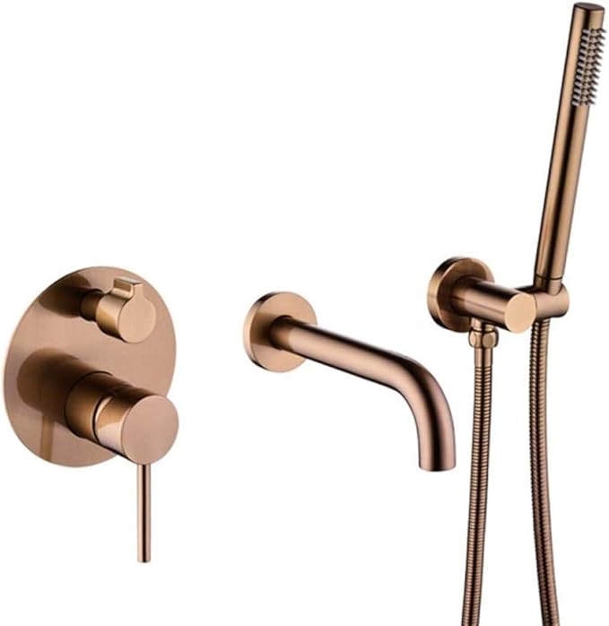 grifo de bañera con agua fría y caliente grifo de bañera doble manija