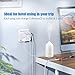 3 Outlet Surge Protector, Multi Plug Outlet Extender with 2 USB Wall Charger (Smart 2.4 A), Outlet Wall Adapter Power Strip for Travel Home, School, Office - 490Joules White