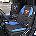 BDK Superman Car Seat Cushion - Padded Comfort Support for Car Truck SUV Home & Office (Pair)