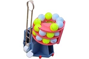 Golf Ball Launcher Pro, Golf Ball Launcher Pro Training Dispenser with Foot Pedal, Automatic Tee Up Machine for Indoor Outdoo
