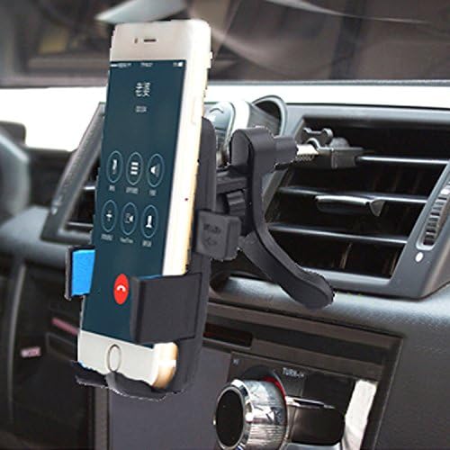 WayWay Universal Car Phone Holder 360 Rotate Adjustable Car Holder For iPhone 7 Samsung Air Vent Mount Car Stand For iPhone Accessories(Blue,3.5-5.5 Inch Width,Pack of 1)