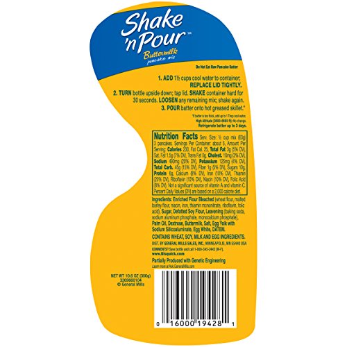Betty Crocker Bisquick Shake 'N Pour Buttermilk Pancake Mix, 10.6 oz