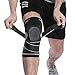 BERTER Knee Brace Men Women - Compression Sleeve Non-Slip Running, Hiking, Soccer, Basketball Meniscus Tear Arthritis ACL Single Wrap (Silicone Gel, Small)
