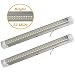 Wiipro 13.5'' Car Interior LED Lights Bar 2PCS 4.5W 72 Bulbs Lighting Strip with On/Off Switch for Van Bus Caravan Lorry Camper Boat RV White