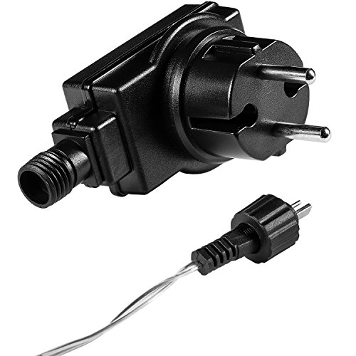 [- VOLTRONIC® 200 400 600 LED Lichterkette Eisregen, warm-weiss / kalt-weiss, innen und au&szli