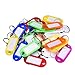 30 Pieces Multi-Colors Plastic Key Tags ID Fobs Luggage ID Labels with Split Ring Keyring