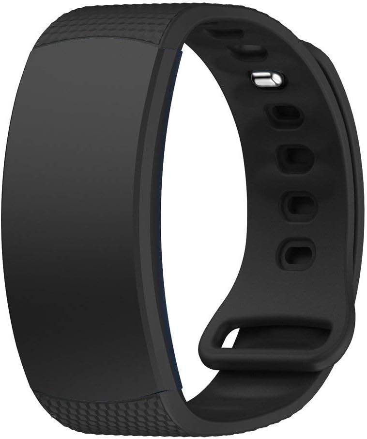 XingWangFa for Samsung Gear Fit 2 Pro/Fit2 Straps Bands Soft Silicone Sport Band Replacement Strap For Samsung Gear Fit 2 Pro/Fit2 SmartWatch-Black